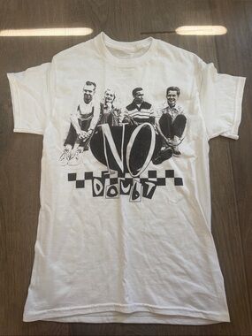 No Doubt Graphic Band Tee - White